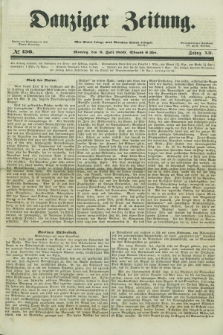 Danziger Zeitung. Jg.12, No. 156 (8 Juli 1850) + dod.