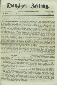 Danziger Zeitung. Jg.12, No. 183 (8 August 1850) + dod.