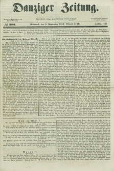 Danziger Zeitung. Jg.12, No. 206 (4 September 1850) + dod.