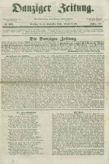Danziger Zeitung. Jg.12, No. 217 (17 September 1850) + dod.
