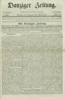 Danziger Zeitung. Jg.12, No. 221 (21 September 1850) + dod.