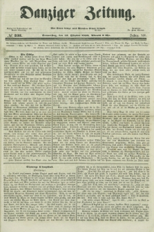 Danziger Zeitung. Jg.12, No. 237 (10 Oktober 1850) + dod.