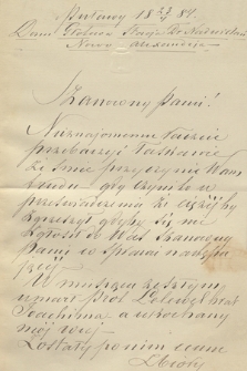 Korespondencja Józefa Ignacego Kraszewskiego. Seria III: Listy z lat 1863-1887. T. 34, C - Ć (Ciniszowski – Ćwiklicz)