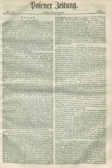 Posener Zeitung. 1848, № 212 (12 September) + dod.
