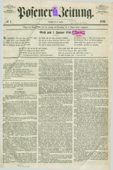 Posener Zeitung. 1850, № 1 (1 Januar)