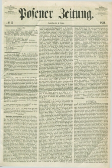 Posener Zeitung. 1850, № 2 (3 Januar)