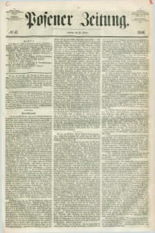Posener Zeitung. 1850, № 47 (24 Februar)