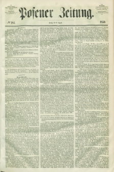 Posener Zeitung. 1850, № 184 (9 August)