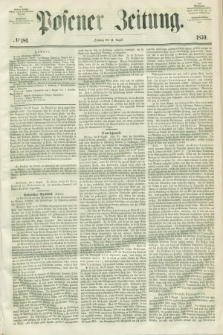 Posener Zeitung. 1850, № 186 (11 August)