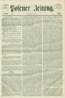 Posener Zeitung. 1850, № 205 (3 September)