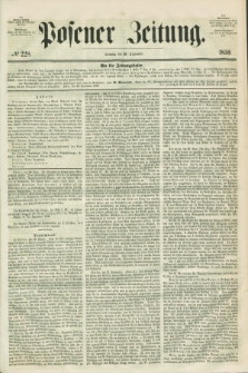 Posener Zeitung. 1850, № 228 (29 September)