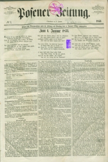 Posener Zeitung. 1853, № 1 (1 Januar)