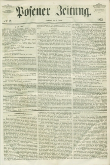 Posener Zeitung. 1853, № 12 (15 Januar)