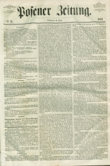 Posener Zeitung. 1853, № 15 (19 Januar)