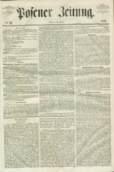 Posener Zeitung. 1853, № 23 (28 Januar)