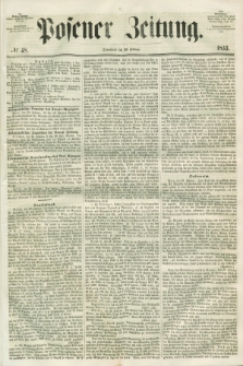 Posener Zeitung. 1853, № 48 (26 Februar)