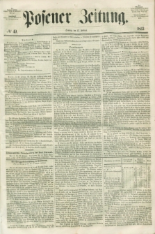Posener Zeitung. 1853, № 49 (27 Februar)