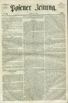 Posener Zeitung. 1853, № 62 (15 März) + dod.