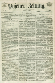 Posener Zeitung. 1853, № 74 (31 März)