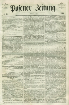 Posener Zeitung. 1853, № 79 (6 April) + dod.