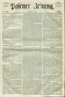 Posener Zeitung. 1853, № 82 (9 April)