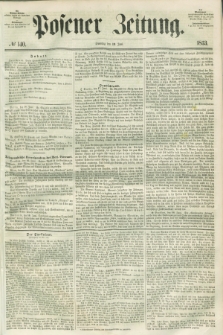 Posener Zeitung. 1853, № 140 (19 Juni) + dod.