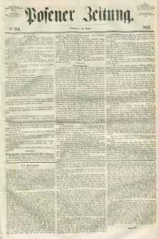Posener Zeitung. 1853, № 184 (10 August)