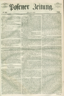 Posener Zeitung. 1853, № 186 (12 August)