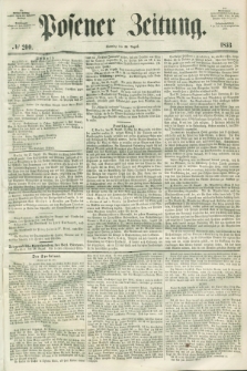 Posener Zeitung. 1853, № 200 (28 August) + dod.