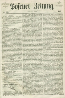 Posener Zeitung. 1853, № 208 (7 September)
