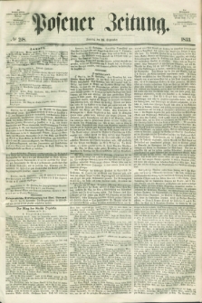 Posener Zeitung. 1853, № 218 (18 September) + dod.