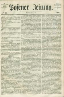Posener Zeitung. 1853, № 219 (20 September)