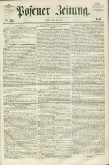 Posener Zeitung. 1853, № 220 (21 September)