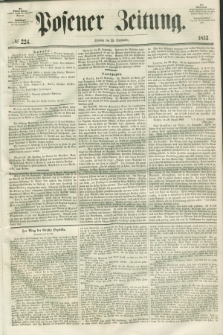 Posener Zeitung. 1853, № 224 (25 September) + dod.