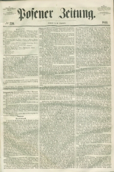 Posener Zeitung. 1853, № 226 (28 September)