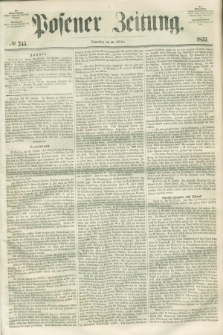 Posener Zeitung. 1853, № 245 (20 Oktober)