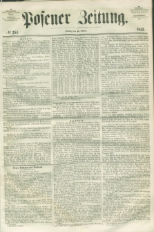 Posener Zeitung. 1853, № 254 (30 Oktober) + dod.