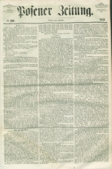 Posener Zeitung. 1853, № 260 (6 November) + dod.
