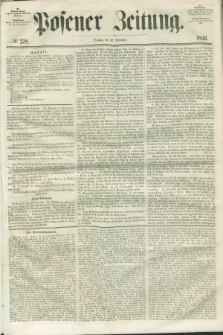 Posener Zeitung. 1853, № 278 (27 November) + dod.