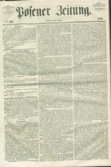 Posener Zeitung. 1853, № 279 (29 November)