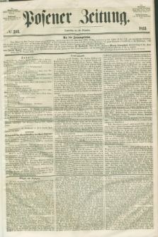 Posener Zeitung. 1853, № 293 (15 Dezember) + dod.