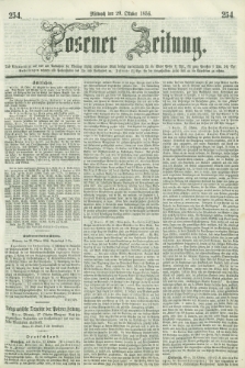 Posener Zeitung. 1856, [№] 254 (29 Oktober) + dod.