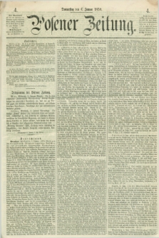 Posener Zeitung. 1859, [№] 4 (6 Januar) + dod.