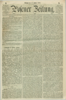 Posener Zeitung. 1859, [№] 9 (12 Januar) + dod.