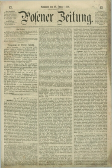 Posener Zeitung. 1859, [№] 12 (15 Januar) + dod.
