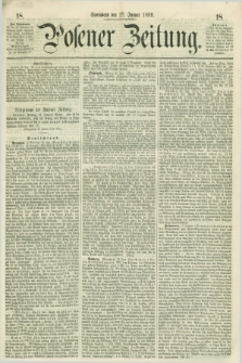 Posener Zeitung. 1859, [№] 18 (22 Januar) + dod.
