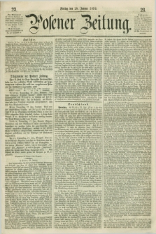 Posener Zeitung. 1859, [№] 23 (28 Januar) + dod.