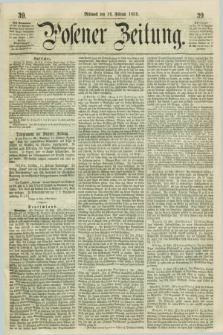 Posener Zeitung. 1859, [№] 39 (16 Februar) + dod.