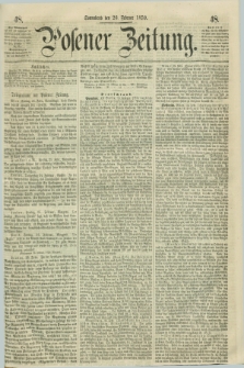 Posener Zeitung. 1859, [№] 48 (26 Februar) + dod.
