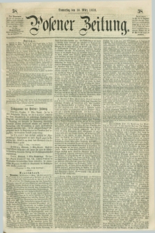 Posener Zeitung. 1859, [№] 58 (10 März) + dod.
